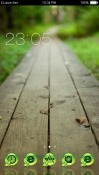 Wood CLauncher HTC One V Theme