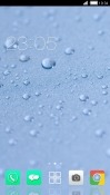 Raindrops CLauncher Samsung Galaxy Rush M830 Theme