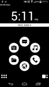 Basic Black Smart Launcher Android Mobile Phone Theme