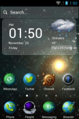 Star Trip Hola Launcher Android Mobile Phone Theme