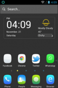 Grey Skies Hola Launcher Android Mobile Phone Theme