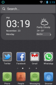 Perfect Squares Hola Launcher Android Mobile Phone Theme