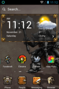 Demon Warrior Hola Launcher Android Mobile Phone Theme
