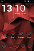 Phoney Red Icon Pack Motorola One 5G Ace Theme