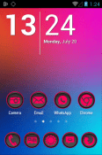 Phoney Pink Icon Pack Motorola One 5G Ace Theme