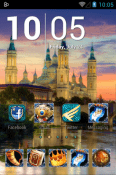 Blue Dragon Icon Pack HTC One V Theme