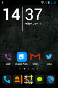 HD Dark Icon Pack Android Mobile Phone Theme