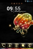 Colour Rose Go Launcher Android Mobile Phone Theme