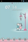 I Love You Go Launcher Oppo A91 Theme