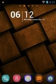 Old Brown Go Launcher Android Mobile Phone Theme