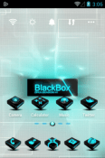 Black Box Go Launcher QMobile Rocket Lite Theme