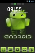 Android Green Go Launcher QMobile i8i Pro Theme