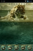 Tiger Jumping Go Launcher LG K61 Theme