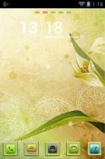 Vector Lily Go Launcher Honor Tablet X7 Theme