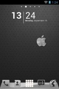 iPhone Graphite Go Launcher Android Mobile Phone Theme