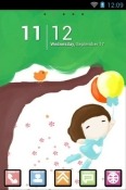 zSpring Go Launcher HTC Desire 625 Theme