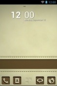 Leathery Go Launcher Android Mobile Phone Theme