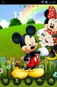 Mickey And Minnie Go Launcher Panasonic P91 Theme