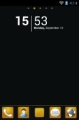 Black Gold Go Launcher OnePlus Nord 2 Lite Theme