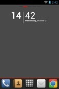 iRed Go Launcher LG Optimus F3Q Theme