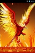 Phoenix Go Launcher Lava Blaze Theme