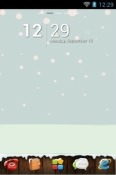 Winter Go Launcher Android Mobile Phone Theme