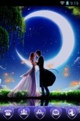 Romantic Moonlight Go Launcher Cat S42 Theme