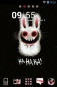 Scary Rabbit Go Launcher Android Mobile Phone Theme