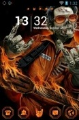Rock Zombie Go Launcher Android Mobile Phone Theme