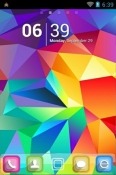 Geometrical Abstract  Go Launcher Motorola One 5G Ace Theme