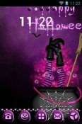 Purple Halloween Go Launcher Android Mobile Phone Theme