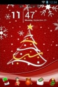 Merry Christmas Go Launcher Android Mobile Phone Theme