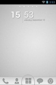 Grey Go Launcher Oppo A55s Theme