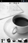 Coffee Go Launcher TCL NxtPaper 12 Pro Theme