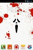 Bloody Scream Go Launcher Android Mobile Phone Theme