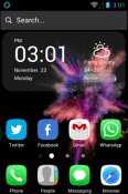 Colorful OS Hola Launcher iBall Andi 4.5 Ripple 3G IPS (1GB) Theme