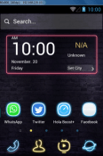 Neon Lights Hola Launcher Nokia 105+ (2022) Theme