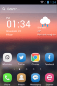 Urban Sunset Hola Launcher TCL NxtPaper 12 Pro Theme