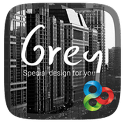 Grey Go Launcher Motorola Moto G13 Theme