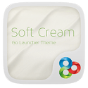 Soft Cream Go Launcher Sharp Aquos sense7 Theme