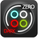 Dark Zero Go Launcher Sharp Aquos sense7 plus Theme