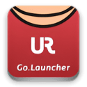 UR Theme Go Launcher Honor X40 GT Racing Theme