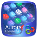 Aurora Go Launcher Samsung Galaxy S24 Ultra Theme