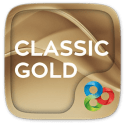 Classic Gold Go Launcher ZTE Axon 9 Pro Theme