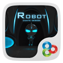 Robot Go Launcher Samsung Galaxy A72 Theme