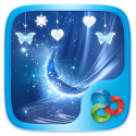 Blue Crystal Go Launcher Android Mobile Phone Theme