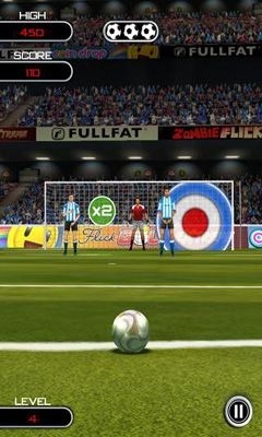 Flick Soccer Android Game Image 1