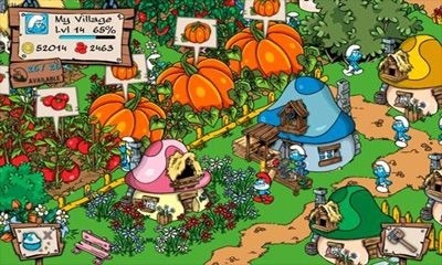 Smurfs&#039; Village Android Game Image 1
