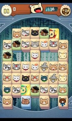 Hungry Cat Mahjong Android Game Image 1
