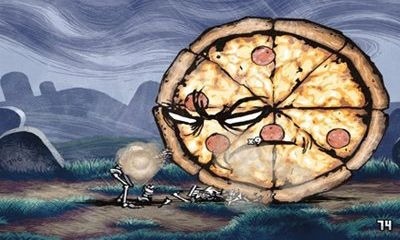 Pizza Vs. Skeletons Android Game Image 1